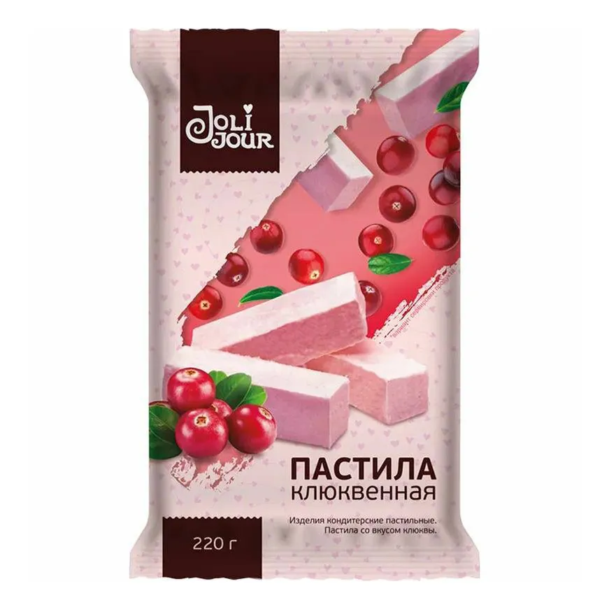 Пастила Joli Jour клюквенная 220 г
