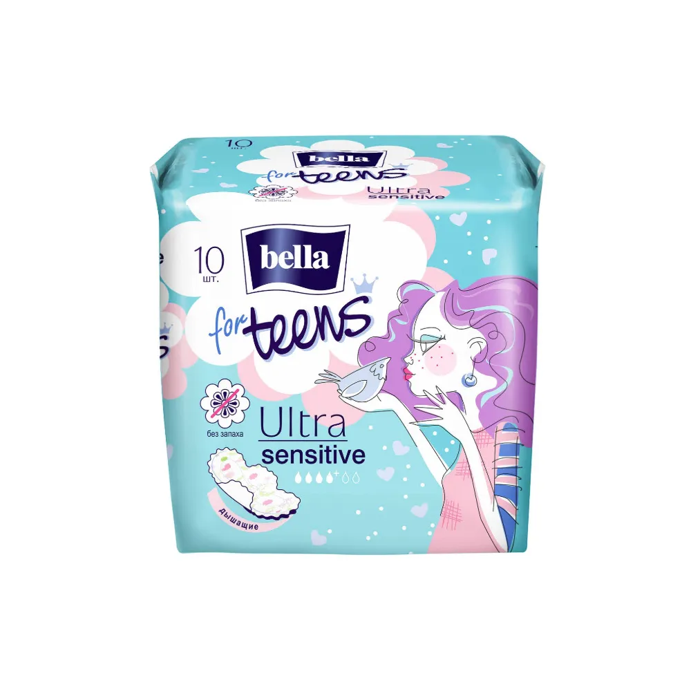 Прокладки Bella for Teens Sensitive 10шт