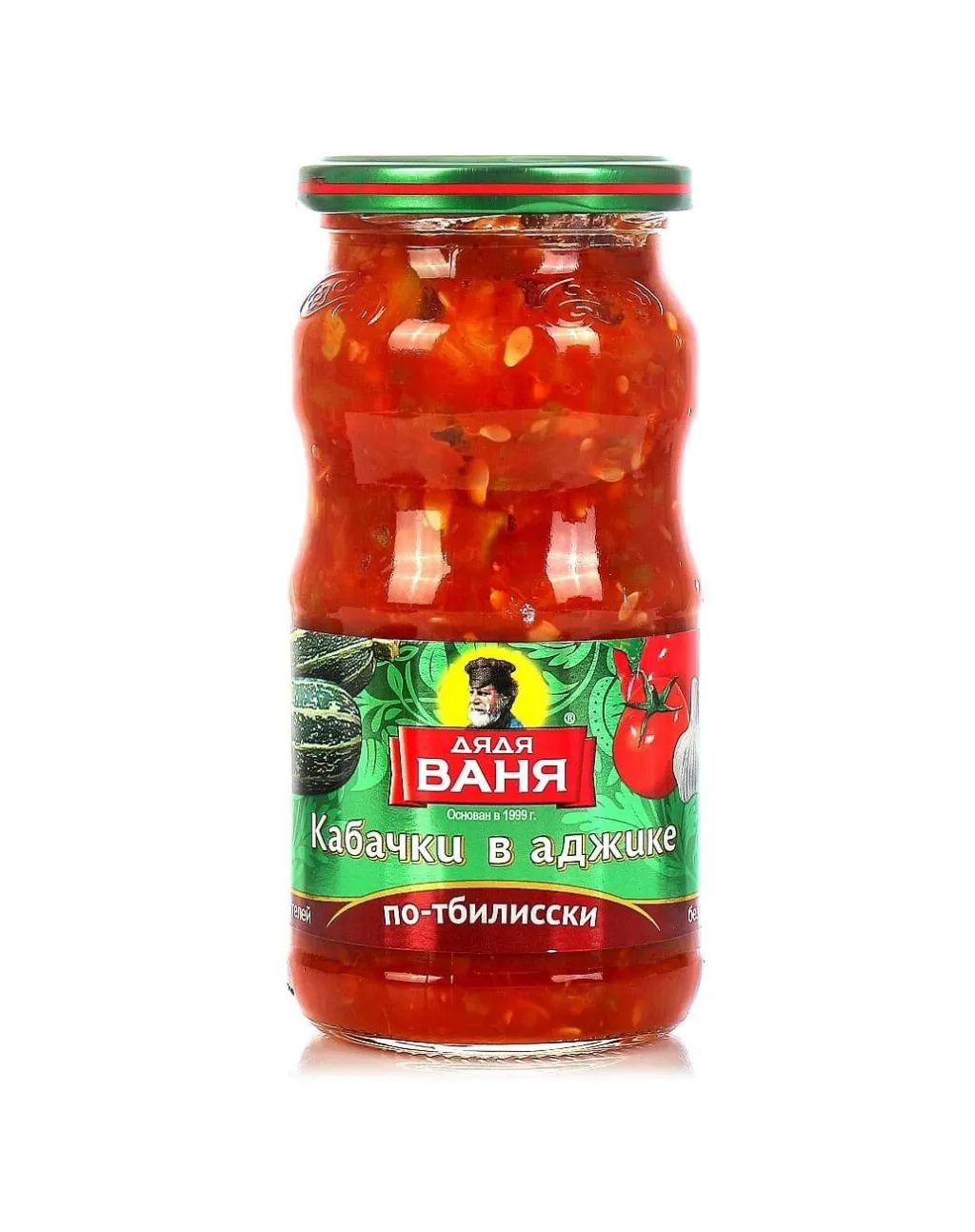 Кабачки Дядя Ваня в аджике по-тбилисски ст/б 460 г