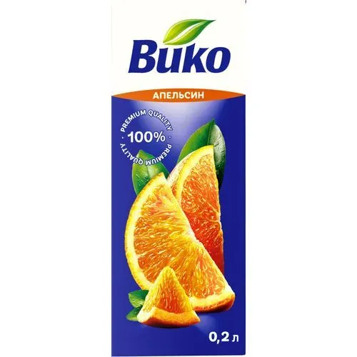Сок Вико 0,2л апельсиновый