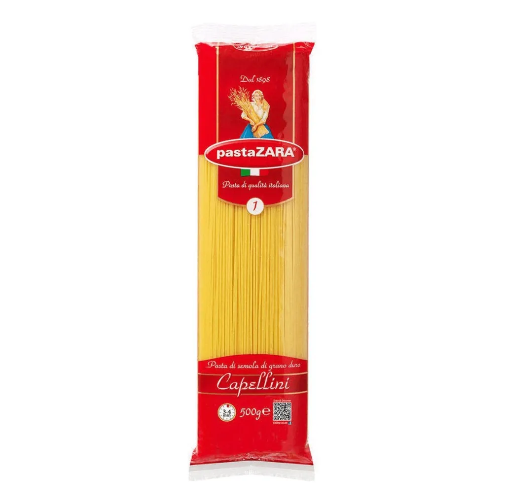 Макароны Pasta Zara №1 спагетти тонкие 500г
