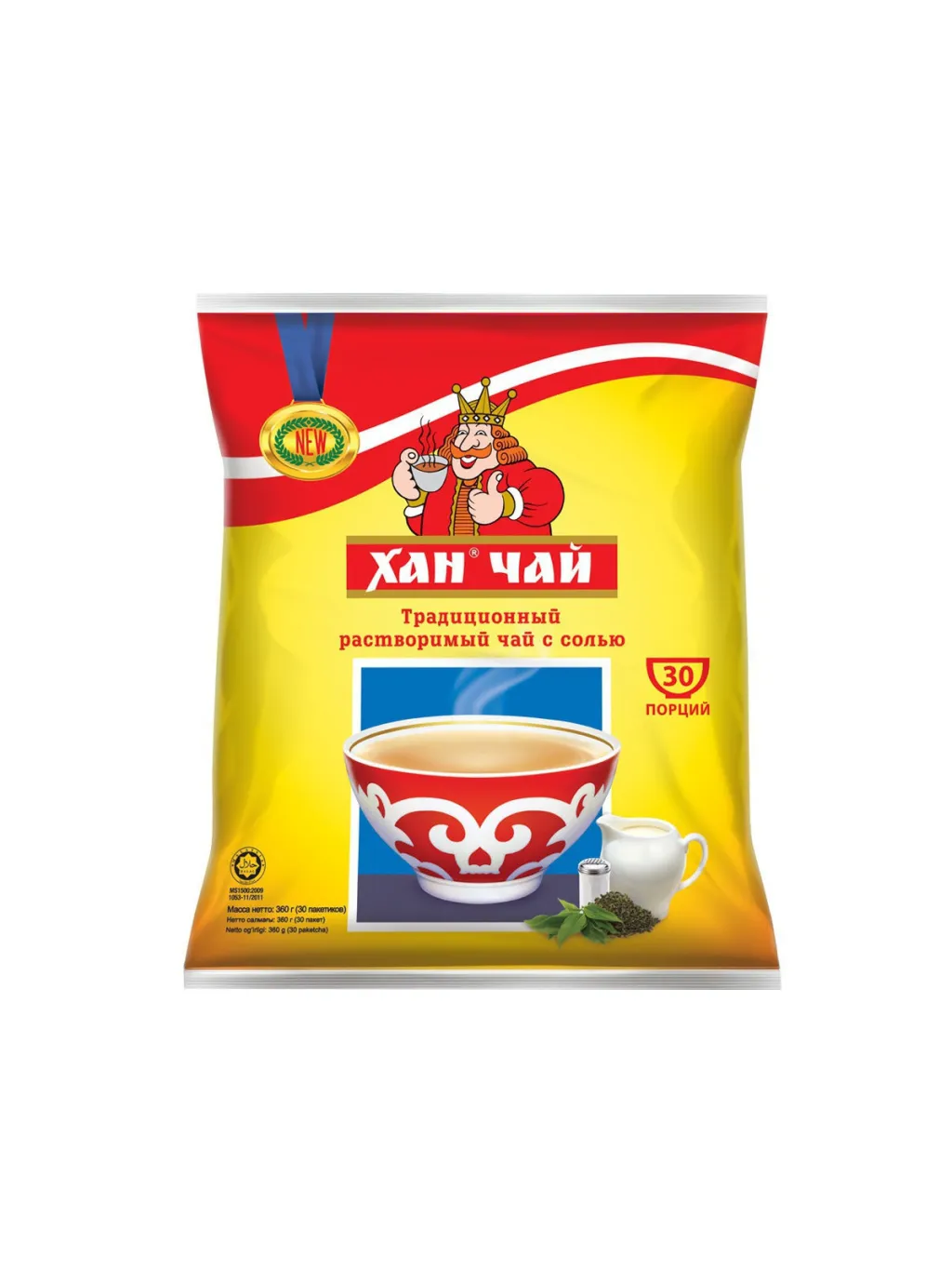 Калмыцкий чай Хан чай 12 г х 30 пакетиков (1 упак)