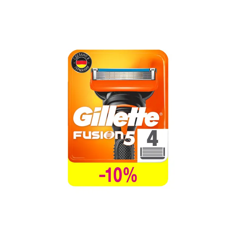 Кассеты для бритья Gillette Фьюжн 4шт