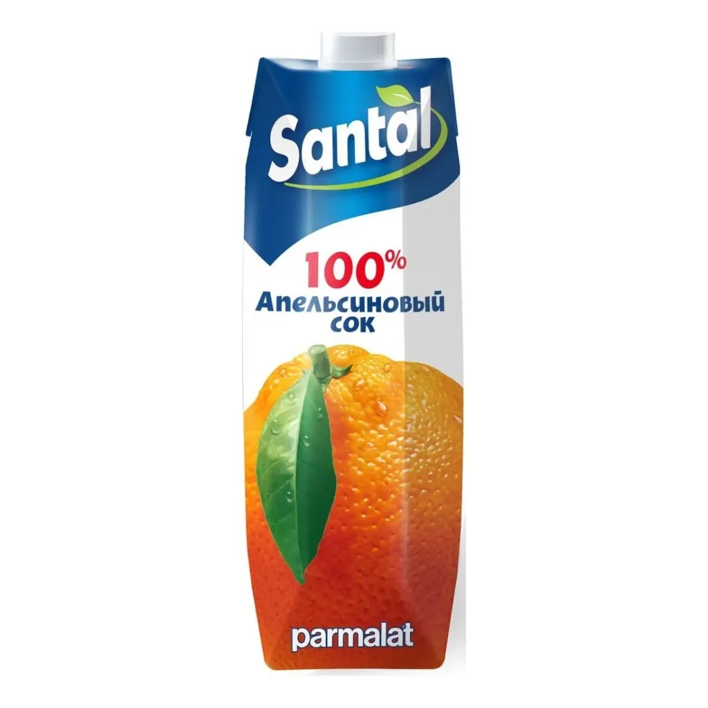 Сок Сантал апельсиновый 1л