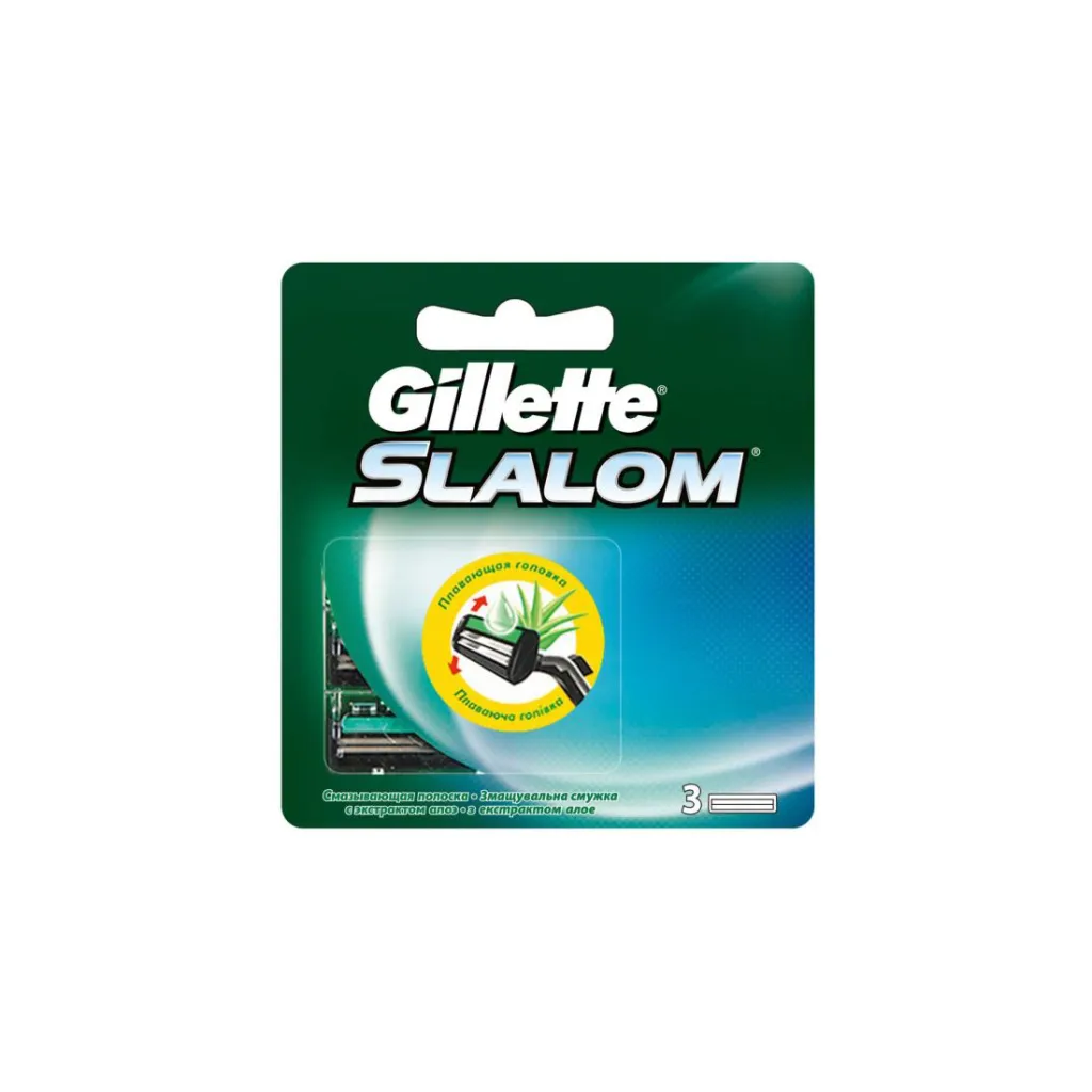Кассеты для бритья Gillette Слалом 3шт