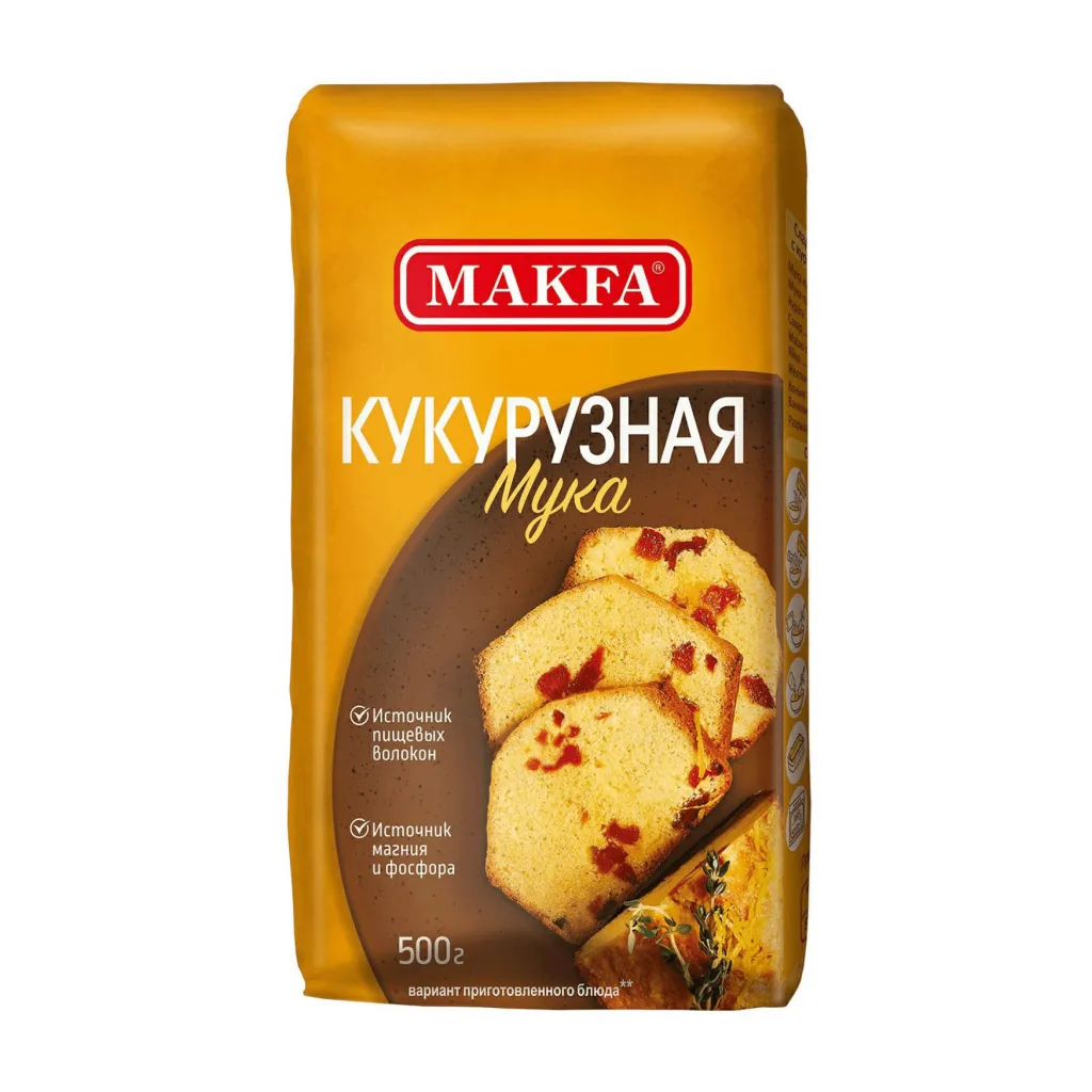 Мука Makfa кукурузная 500г
