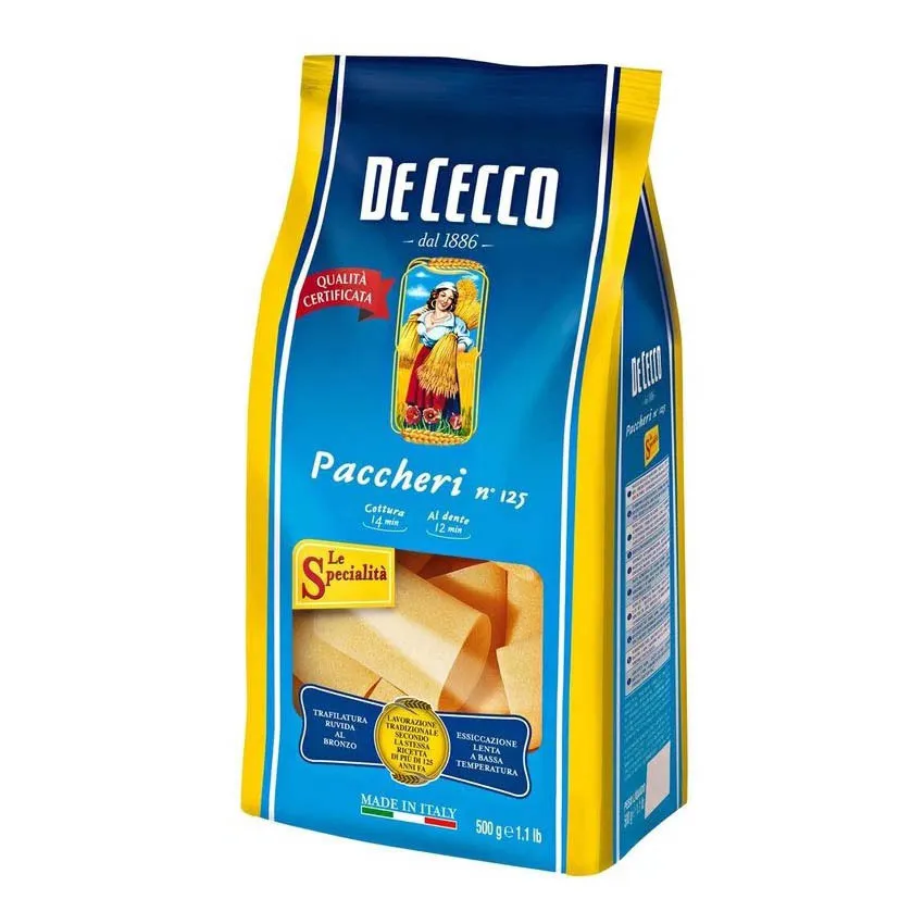 Макароны De Cecco №125 Paccheri 500г