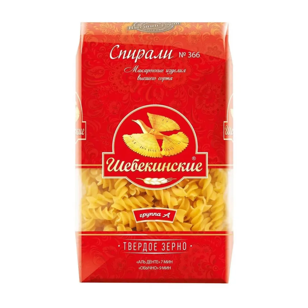 Макароны Шебекинские 366 Спираль 450г