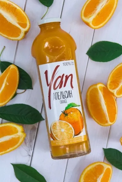 Нектар Yan ст/б 930мл Апельсин БЕЗ САХАРА