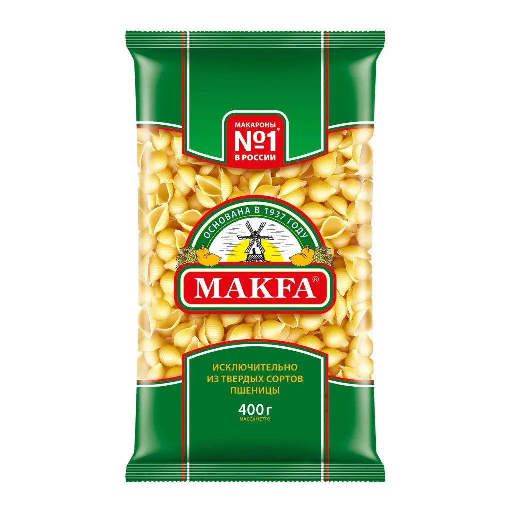 Макароны Makfa Ракушки 400г