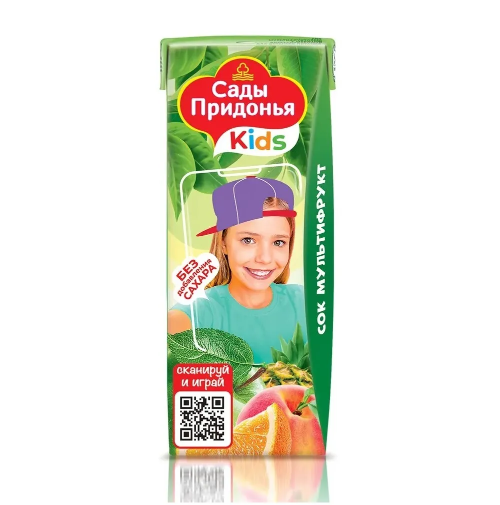 Сок Сады Придонья 0,2л мультифруктовый