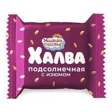 Халва Мишкино Счастье мини подсолн с изюмом 250 г