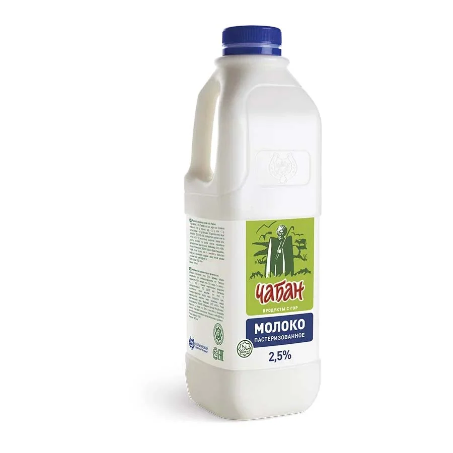 Молоко Чабан пастеризованное 2.5% пл/бут 930г