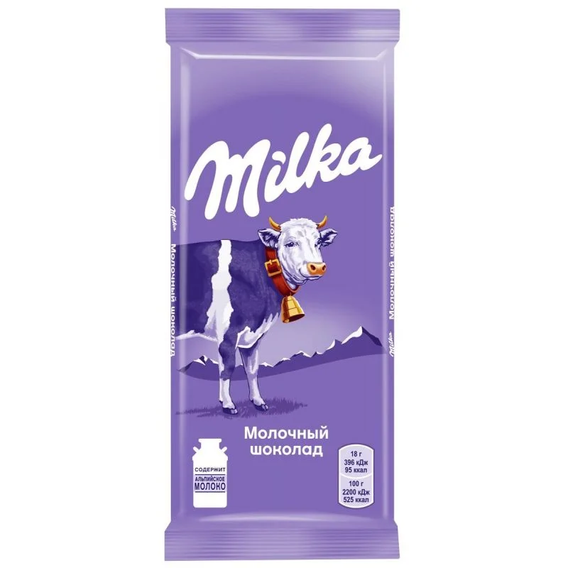 Шоколад Milka молочный 85г