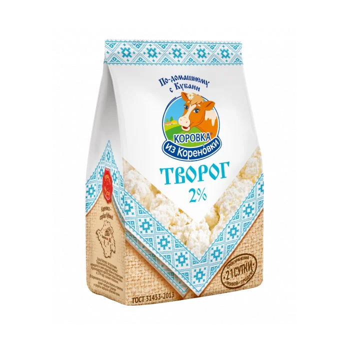 Творог Коровка из Кореновки 2% 340г