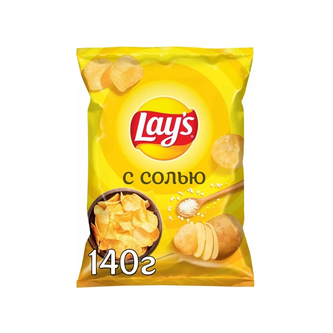 Чипсы Лейс Соль 140 г
