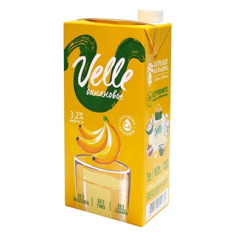 Напиток растительный Velle Банановый 3.2% 1л