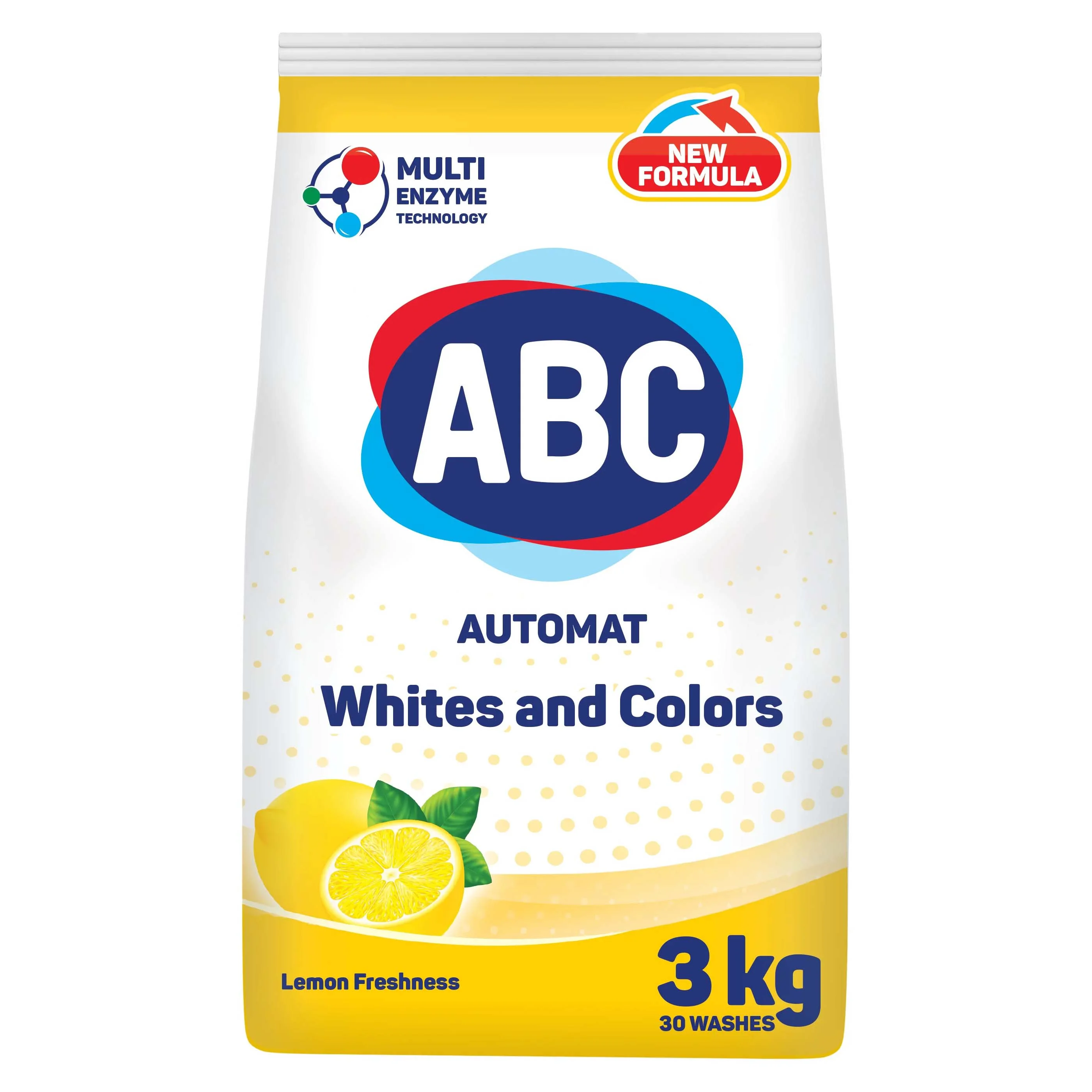 Порошок ABC авт Лимон 3кг