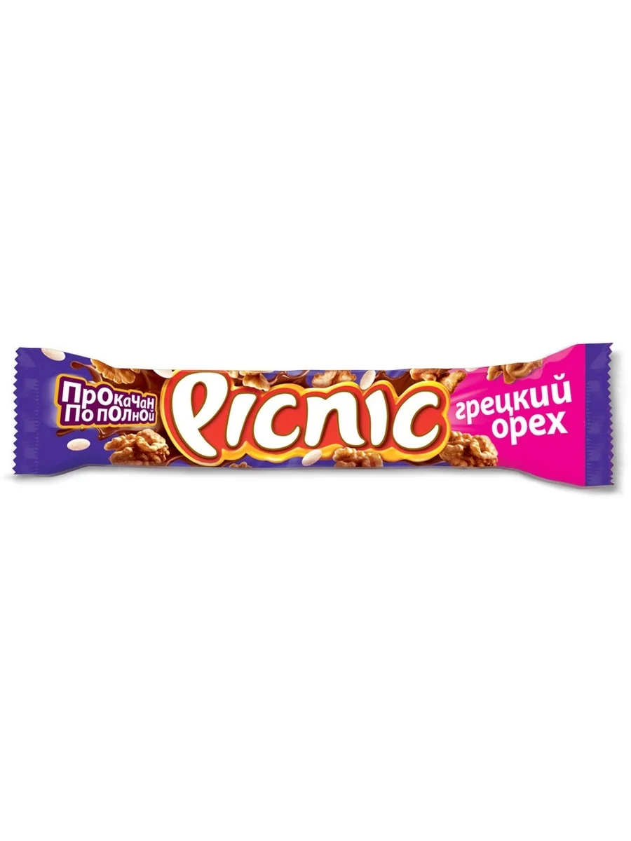 Батончик Picnic Грецкий орех Кедбери 52г