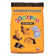 Печенье Кременкульское Зоохрум в глазури 200 г