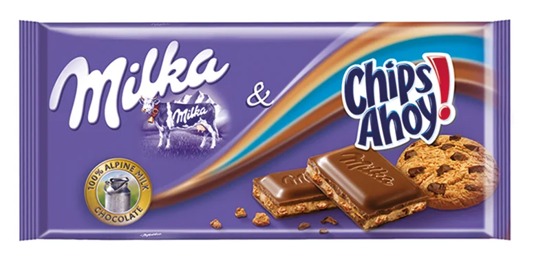 Шоколад Milka Chips Ahoy крем бисквит 100г