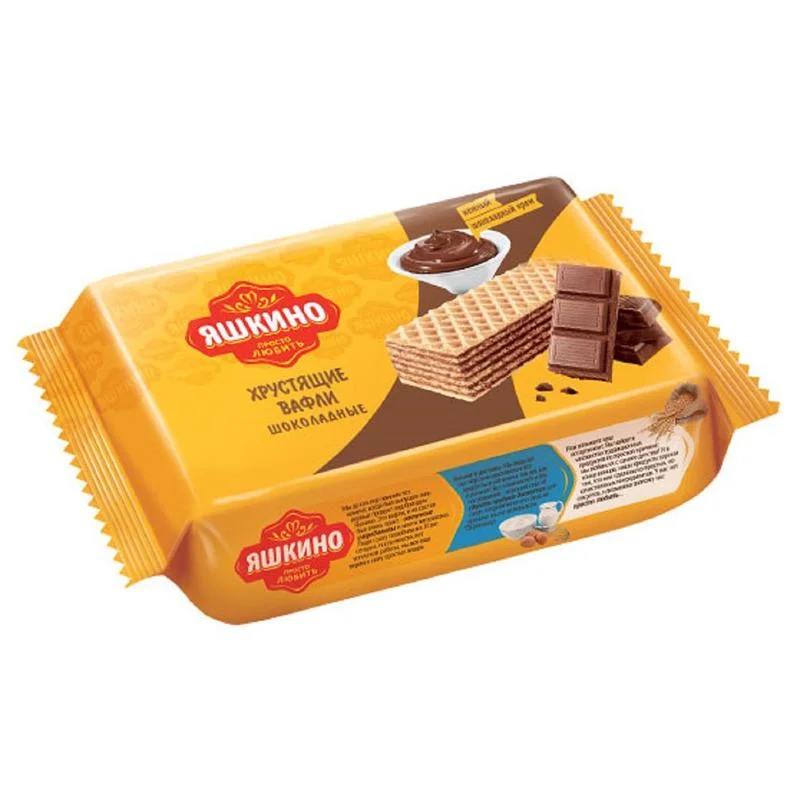 Вафли Яшкино Шоколадные 200 г