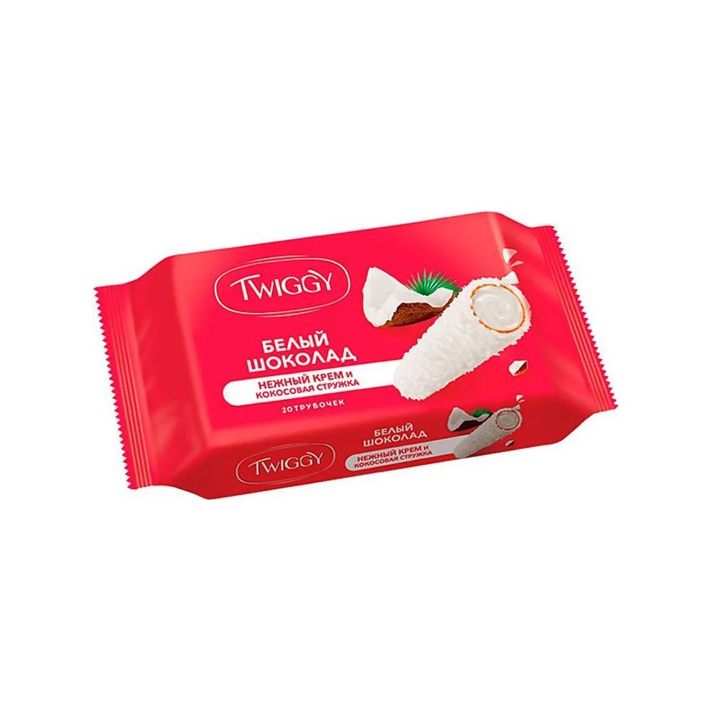 Вафельная конфета Twiggy Яшкино в кокос обсыпке 185 г