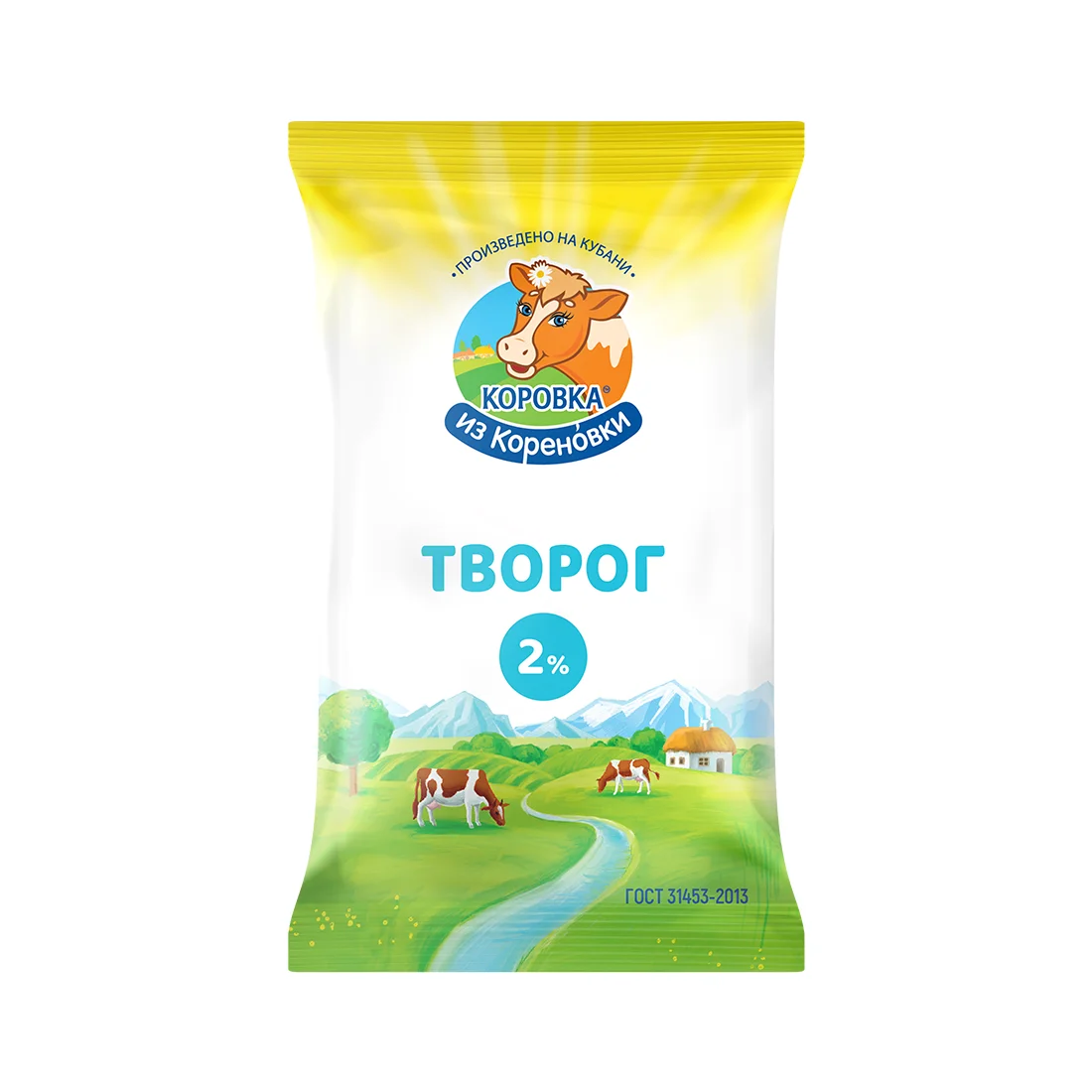 Творог Коровка из Кореновки 2% 180г