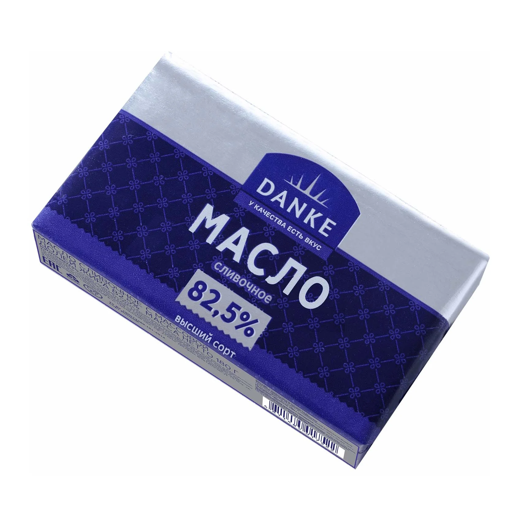 Масло сливочное Danke 82.5% 180г