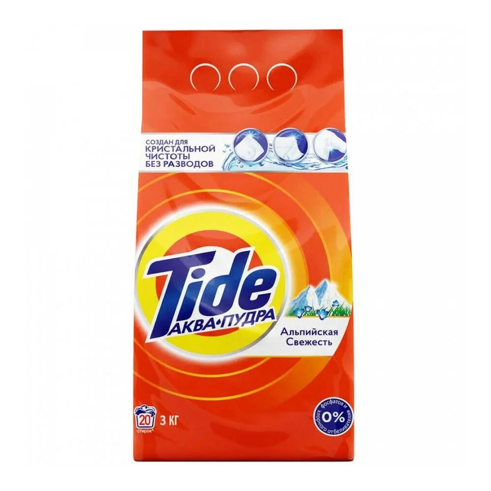 Порошок Tide авт Альпийская свежесть 3кг