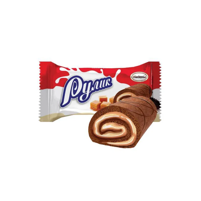 Мини-рулет Рулик карамелизированное молоко глазир Акконд