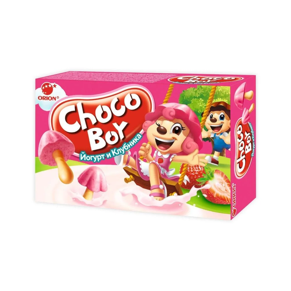 Печенье Orion Choco Boy  Клубника йогурт 40 г
