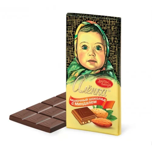 Шоколад Аленка  с миндалем 90г
