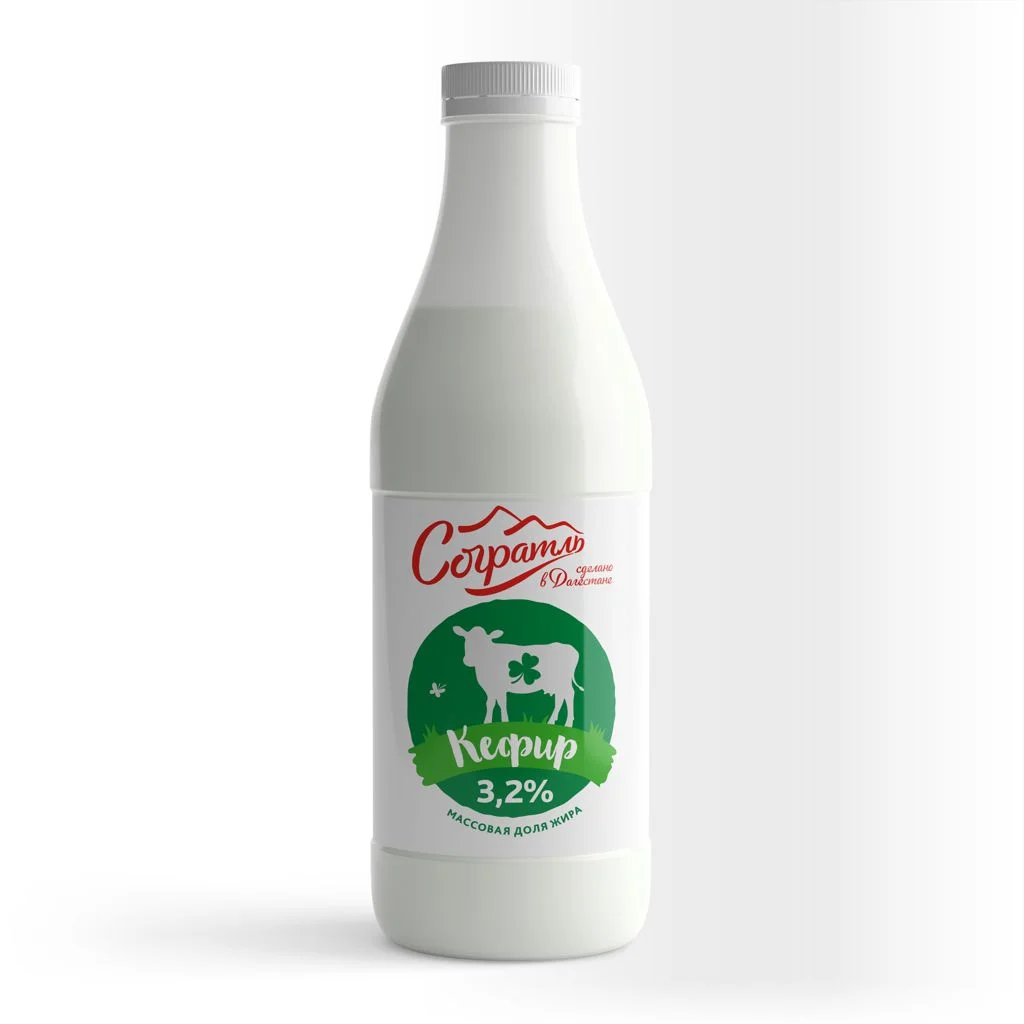 Кефир Согратль 3,2% 900мл бут