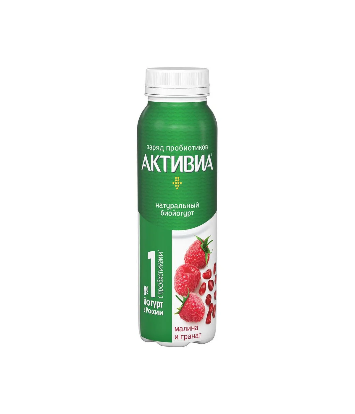Йогурт Активиа питьев  Малина-Гранат 260г