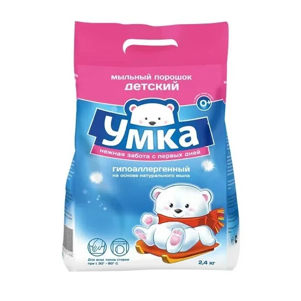 Порошок детский Умка бесфосфатный 2,4кг