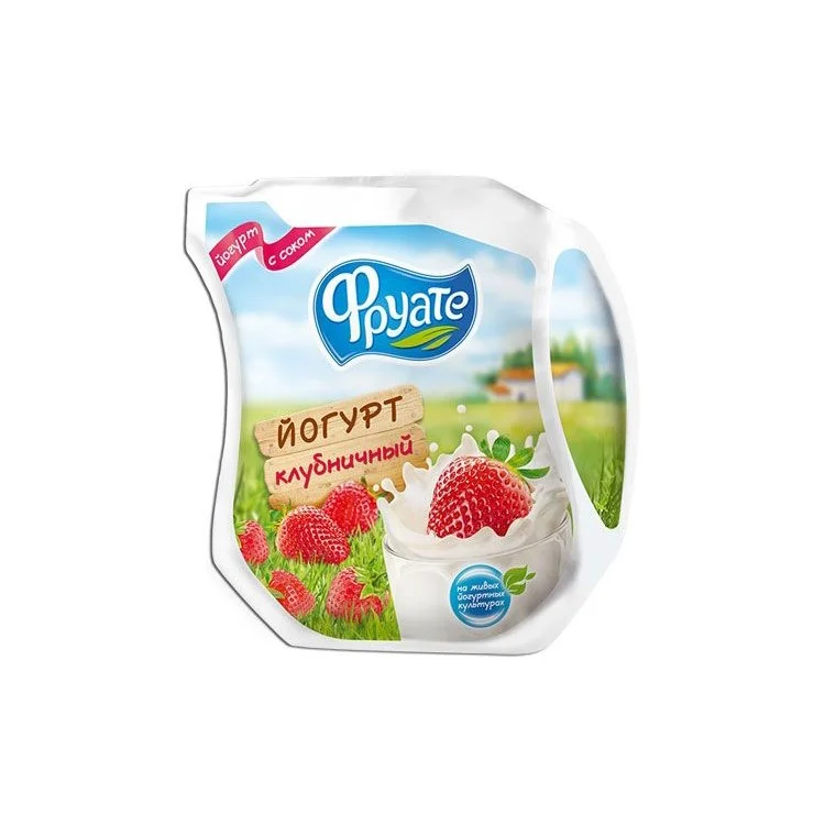 Йогурт Фруате 1.5% с соком клубники 450г