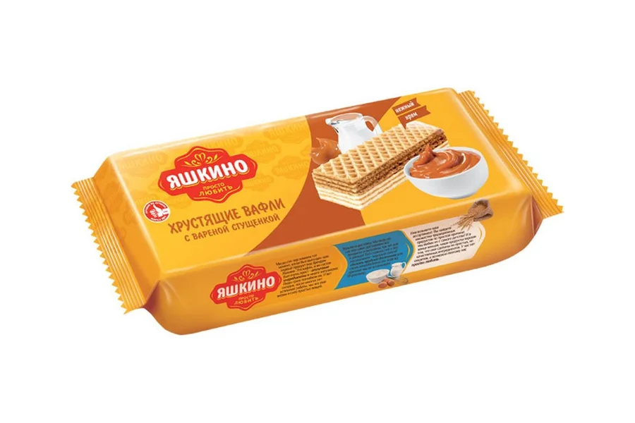 Вафли Яшкино с вар сгущенкой 300 г