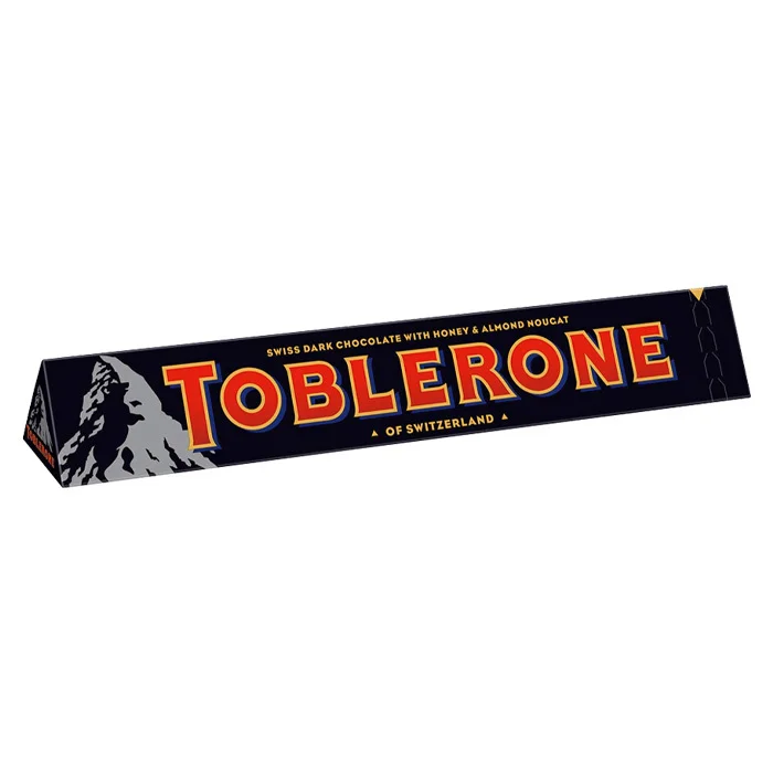 Шоколад Toblerone дарк с медово миндальной нугой 100г