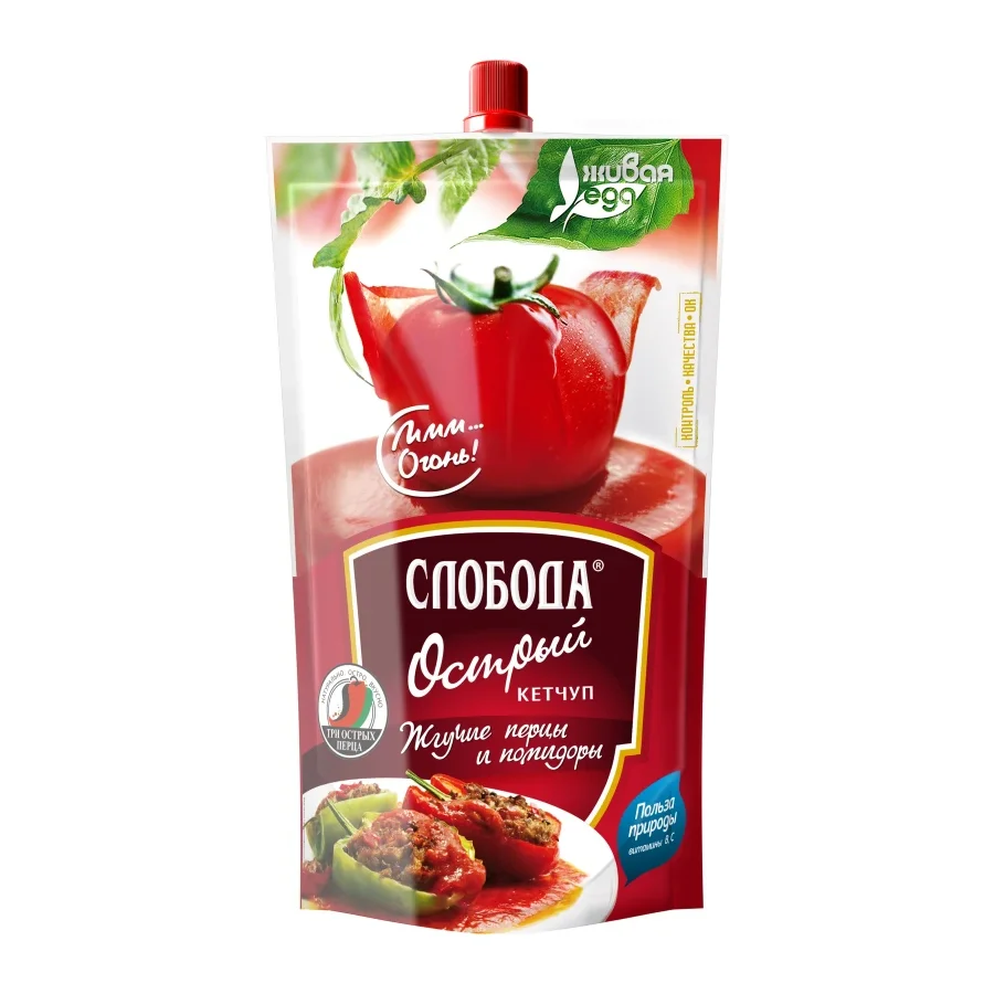 Кетчуп Слобода д/п  Острый 320 г