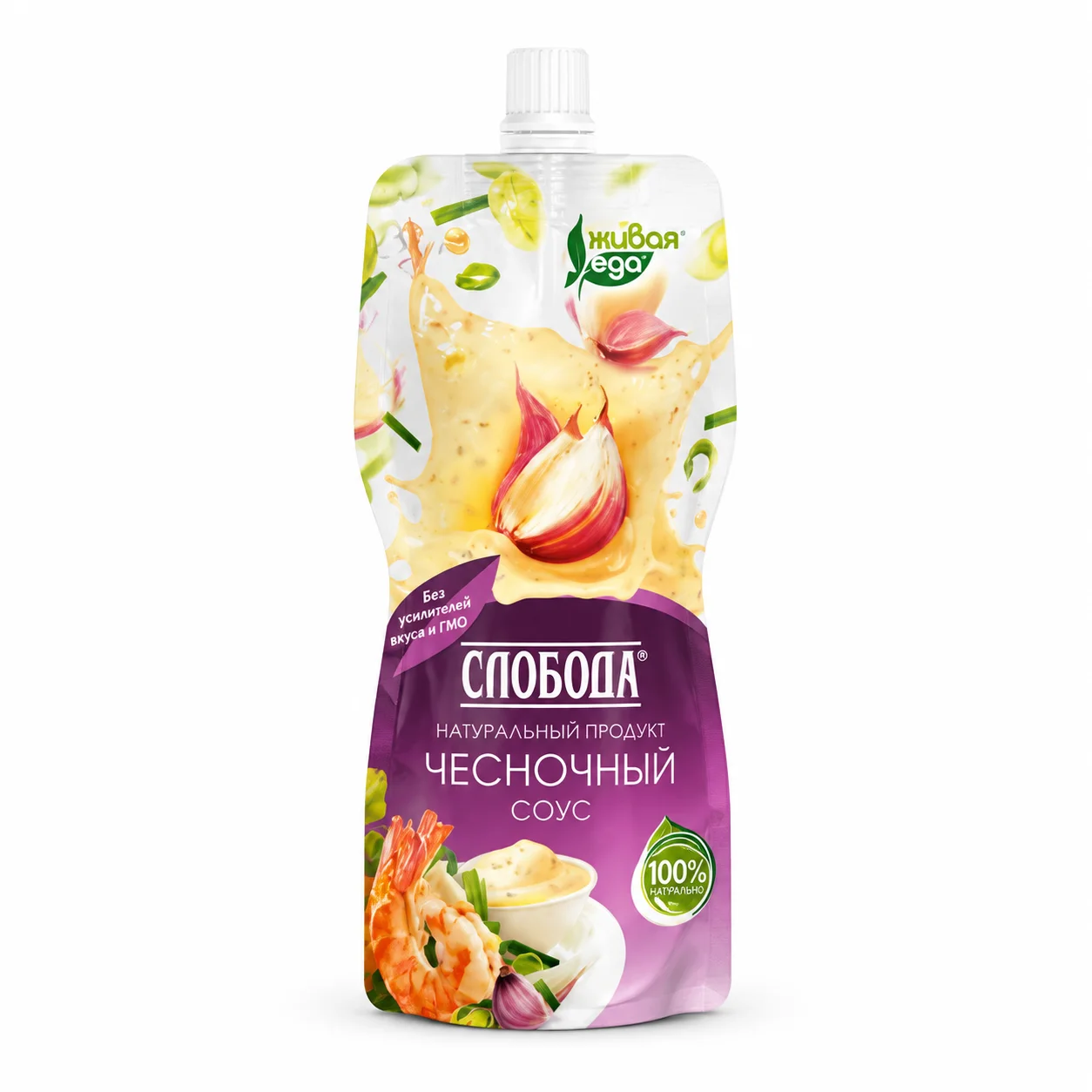 Соус Слобода Чесночный дой/пак
