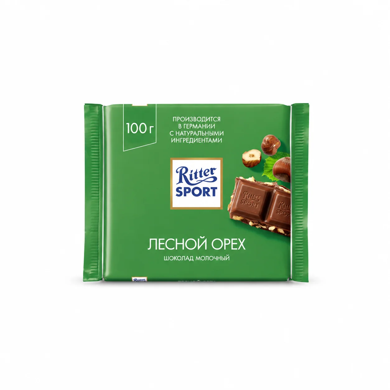 Шоколад Ritter Sport молочный Лесной орех 100г