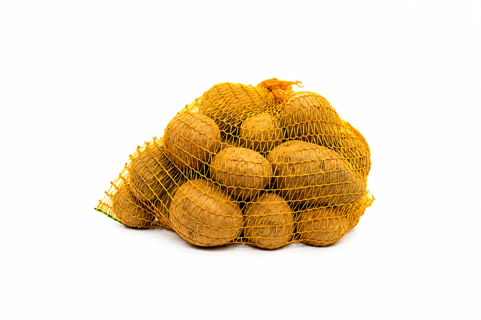 Картофель в сетке