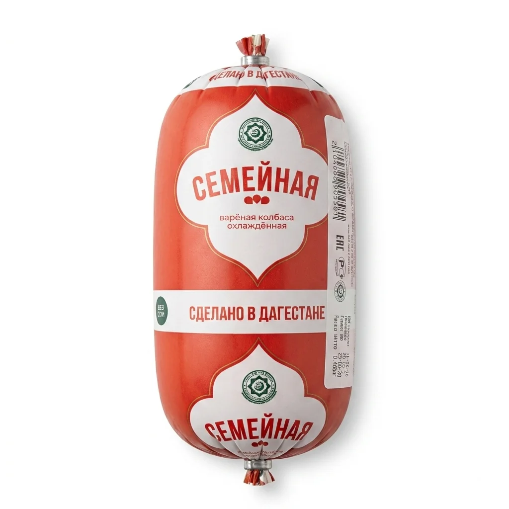 Колбаса Семейная Славный край вар Халяль