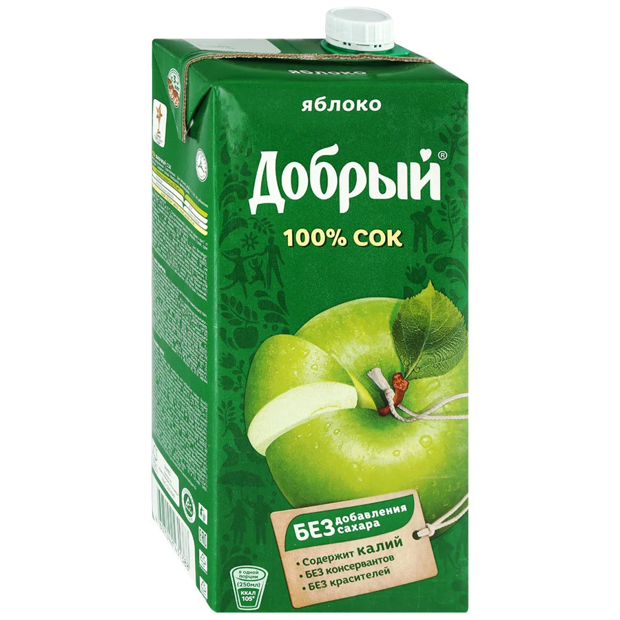 Нектар Добрый 2л Яблоко