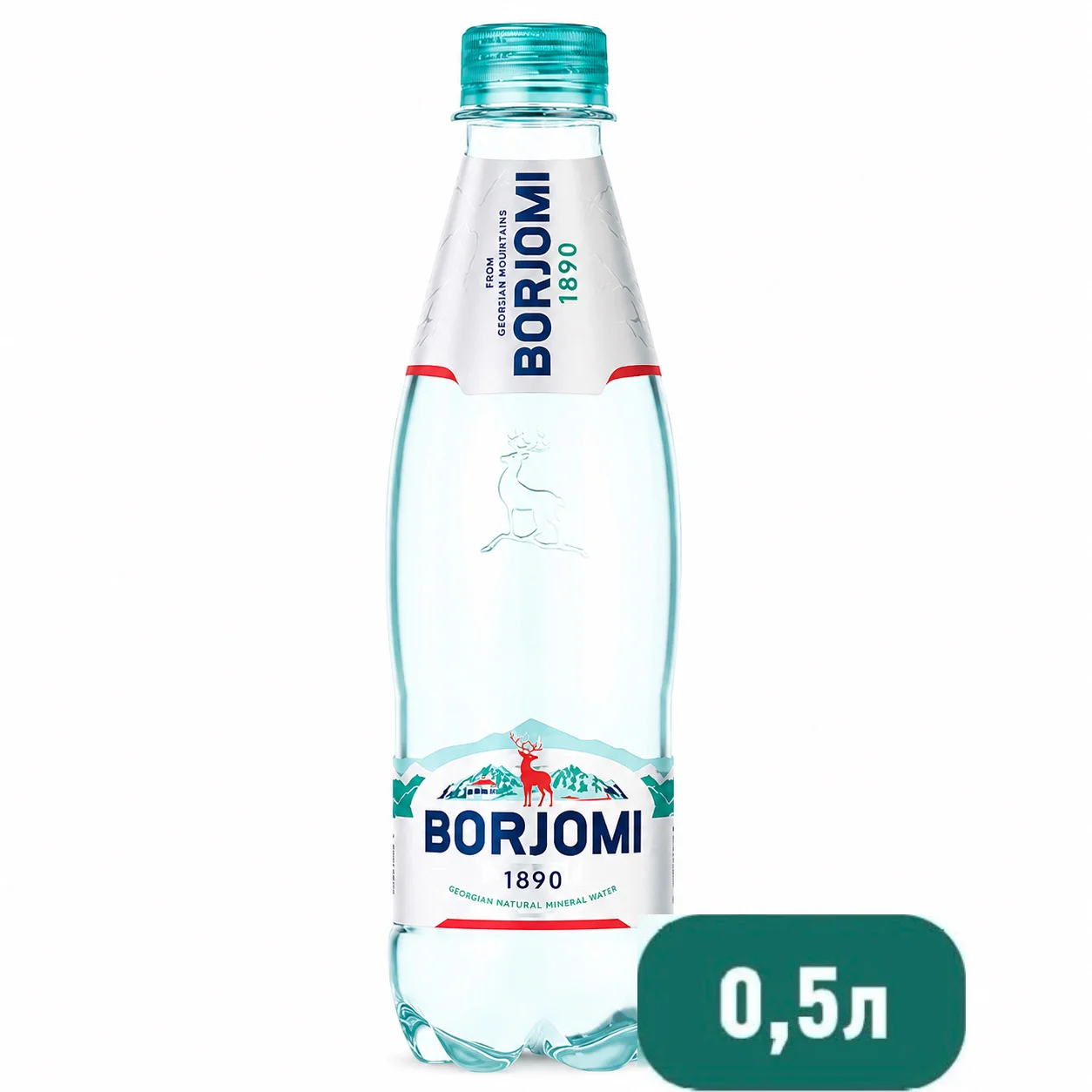 Вода минеральная Боржоми лечебно-столовая пл/б 0,5л