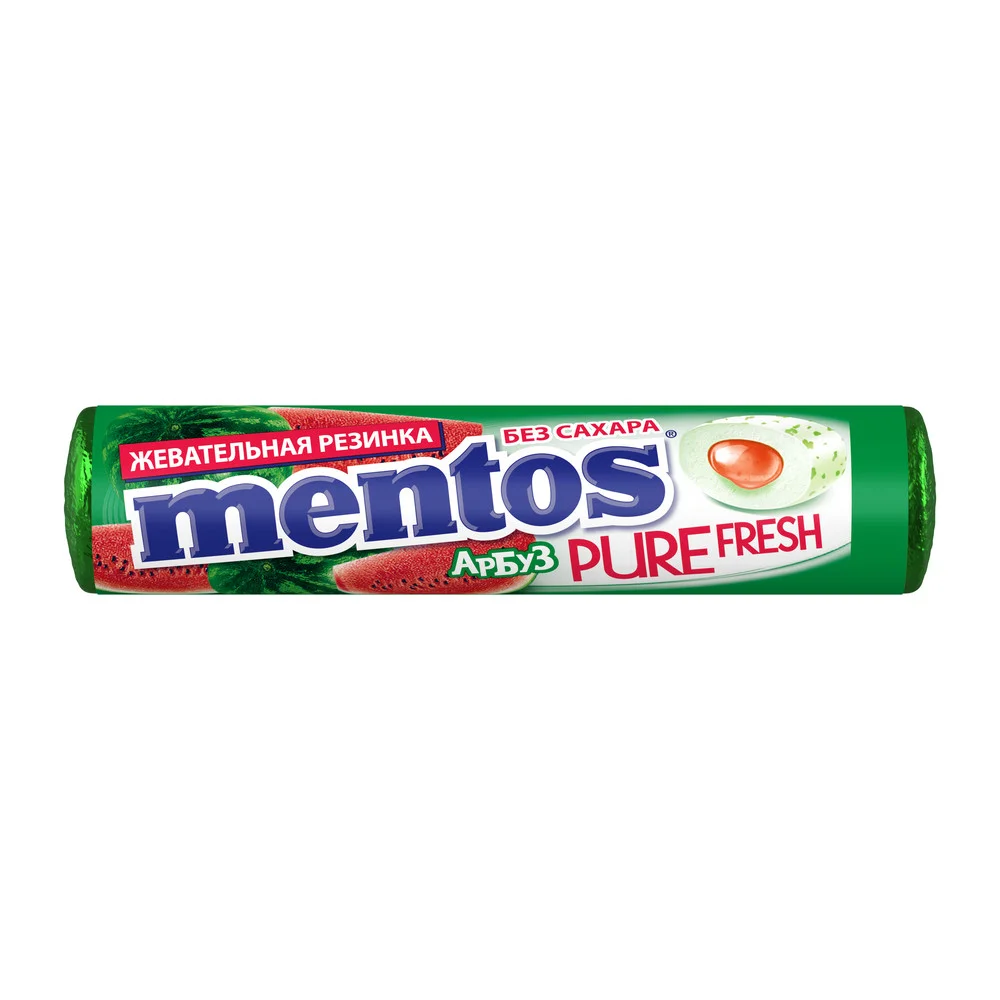 Жевательная резинка Ментос Pure Fresh Арбуз 15,5г