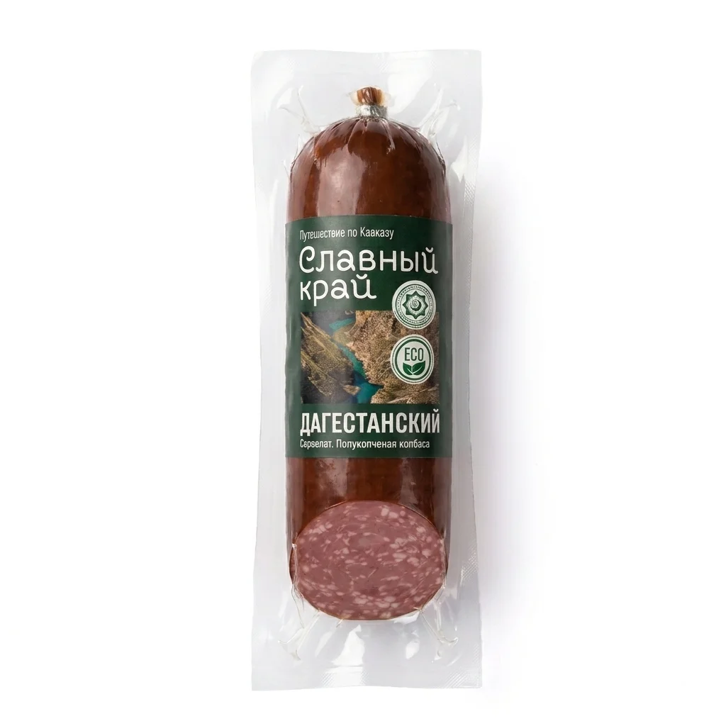 Сервелат Славный край Дагестанский в/к Халяль