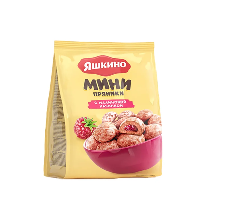 Пряники Яшкино мини с малиной