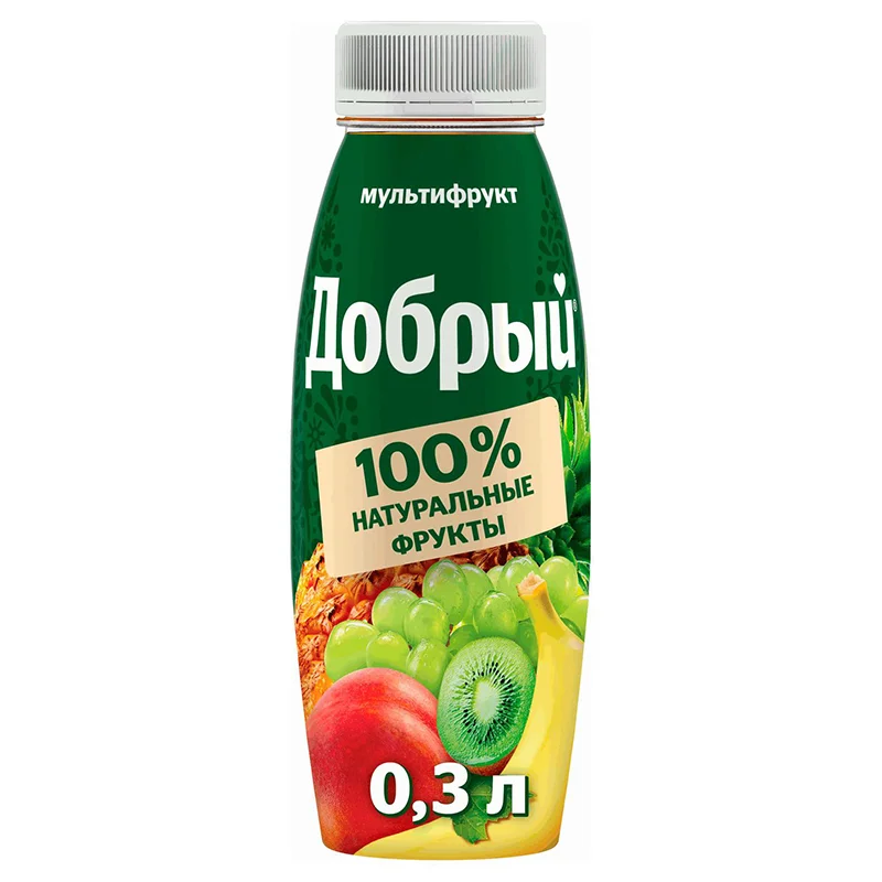 Нектар Добрый 0,3л пэт Мультифрукт